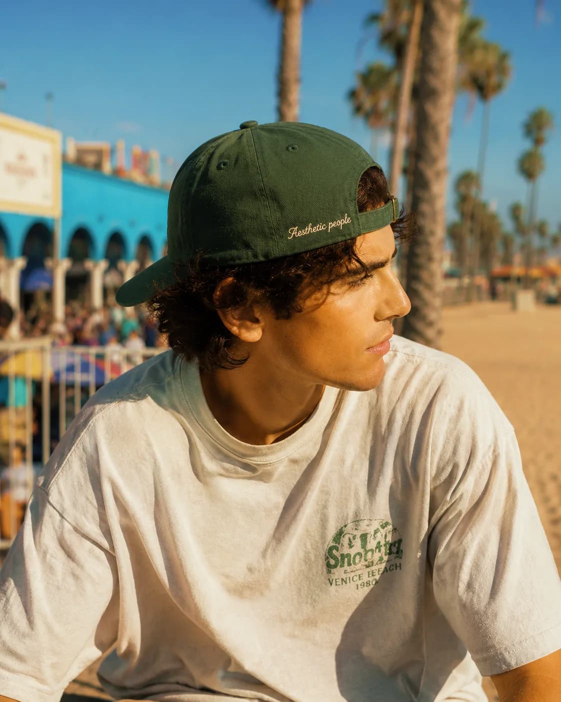 Casquette brodée homme à Paris